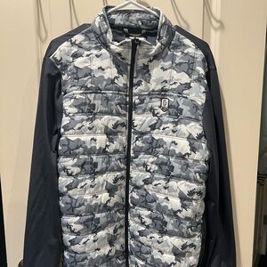 Straight Down, large puffer golf jacket